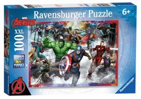Puzzle 100 pezzi XXL Avengers Ravensburger su ARSLUDICA.com