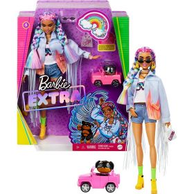 Barbie Extra Trecce Arcobaleno - Confezione