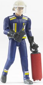 Pompiere con elmetto guanti e accessori (Gioco Bruder) (Toy)