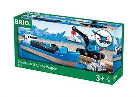Nave Container e Gru 33534 (BRIO Lift and Load)