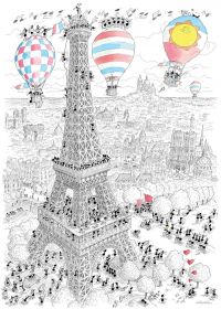 Puzzle Formiche 1000 pezzi Parigi | Puzzle Fabio Vettori