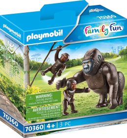 Playmobil 70360 Famiglia di Gorilla (Playmobil Zoo)