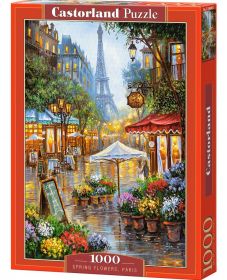 Puzzle 1000 pezzi Castorland Primavera a Parigi | Puzzle Paesaggi Città