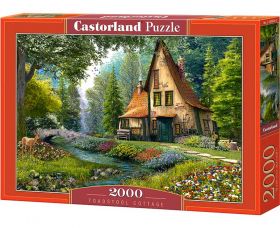 Puzzle 2000 pezzi Castorland Toadstool Cottage | Puzzle Paesaggi