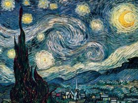 Puzzle Arte 1500 pezzi Ravensburger Van Gogh: Notte Stellata