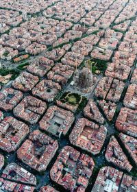 Puzzle Città 1000 Pezzi Ravensburger Barcellona Vista dall'Alto