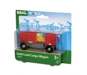 Vagone Merci con Carico d’Oro 33938 (BRIO Lift and Load)